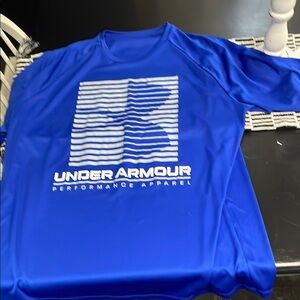 Under Armour Men's Blue Performance Shirt